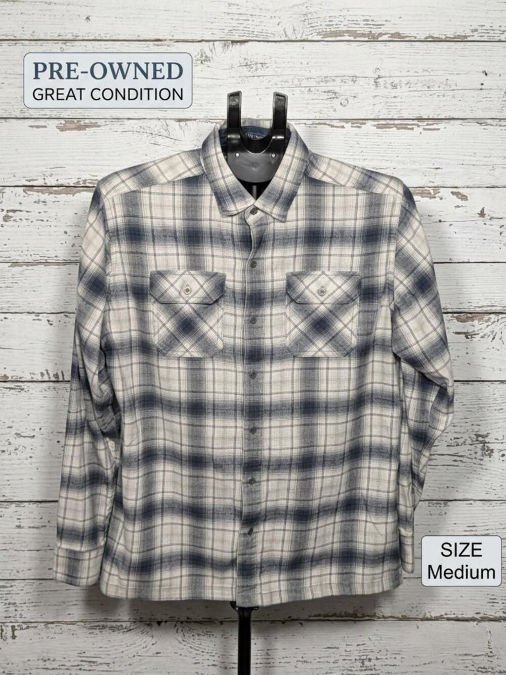 KÜHL Plaid Button-Down Shirt Size Medium